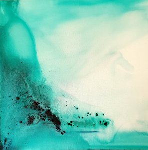 gabriela holcer painting - Veil (1)